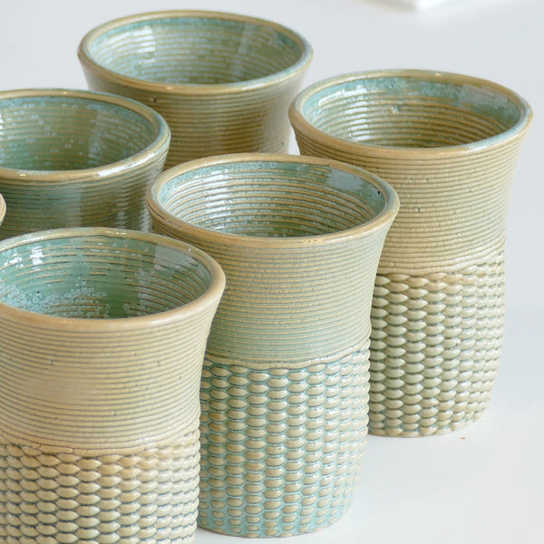 3d printed clay - texture details - weaving pattern