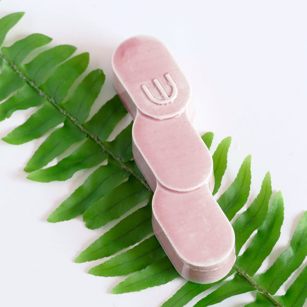 Pink mezuzah modern judaica