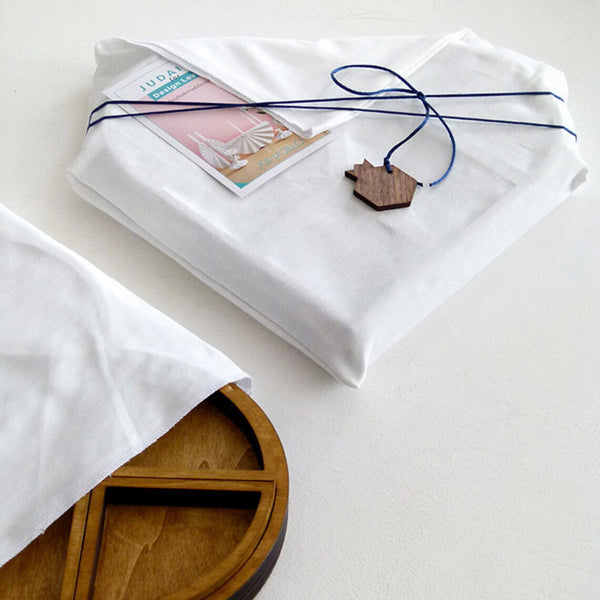 Imperfection Sale - 50% Off - Sale - Wooden Heart Tangram Seder plate
