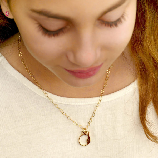 pomegranate necklace original Israeli design perfect bat mitzvah gift