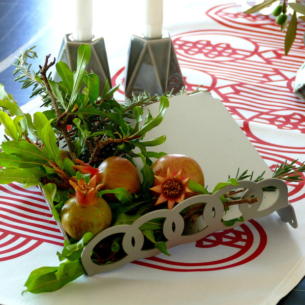 Geometric Rosh Hashanah Tray