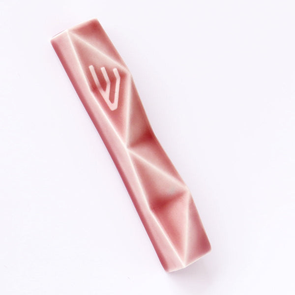 Ceramic mezuzah, minimalist style