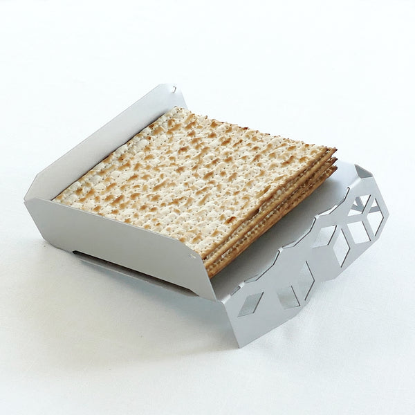 geometric Matzoh tray, modern minimalist Matzha tray