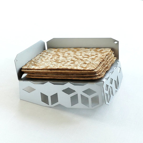 geometric Matzoh tray, modern minimalist Matzha tray