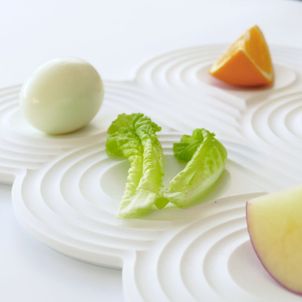 corian seder plate - minimalist passover night plate