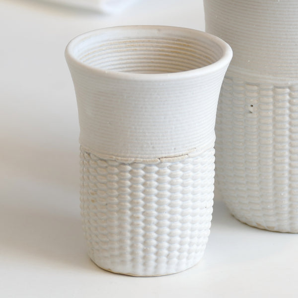 3d printed clay - texture details - weaving pattern