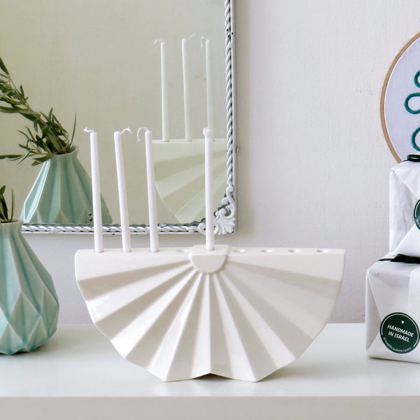 modern menorah design  - for contemporary jewish home