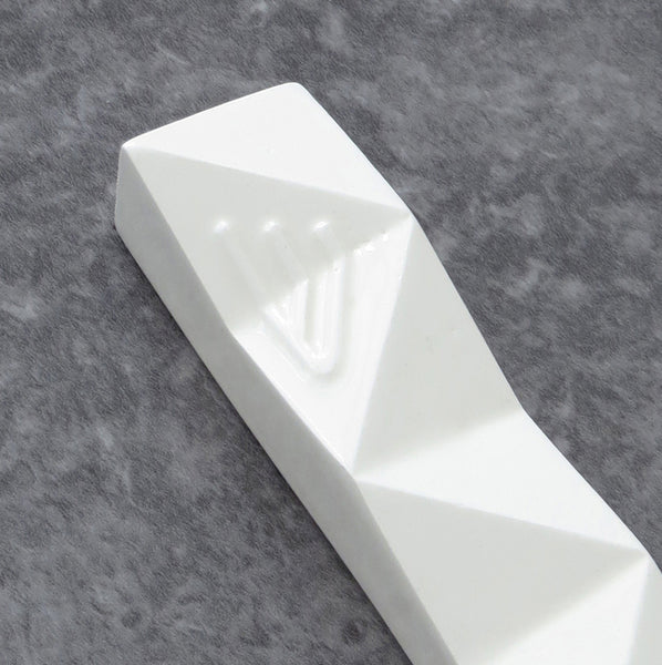 Mezuzah case - Off White with bolded Shin - Medium size - for 4'' scroll