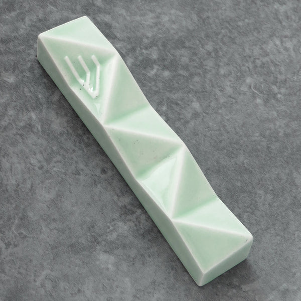 Mezuzah case - Pale green  - Medium size - for 4'' scroll