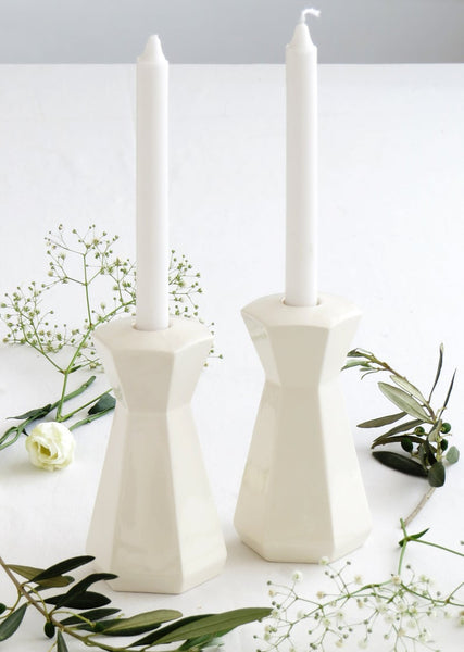 Jewish wedding gift - shabbat candlesticks