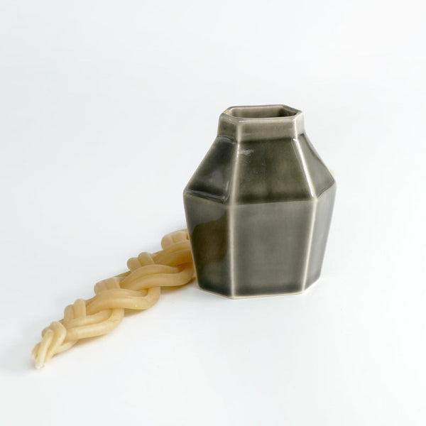 havdalah candle holder - modern ceramic - contemporary judaica