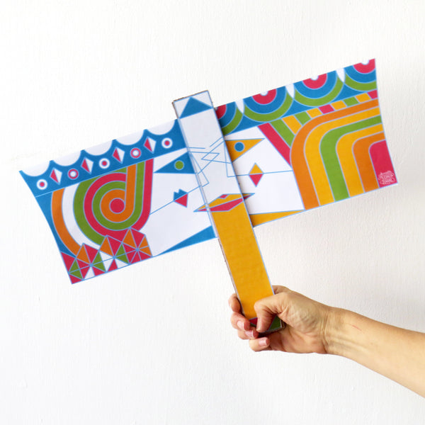 Vashti and Esther Flag - creative purim Project for all familiy