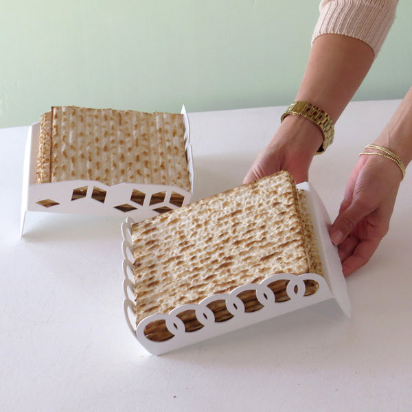 Minimalist Matzah Tray - Made in Israel