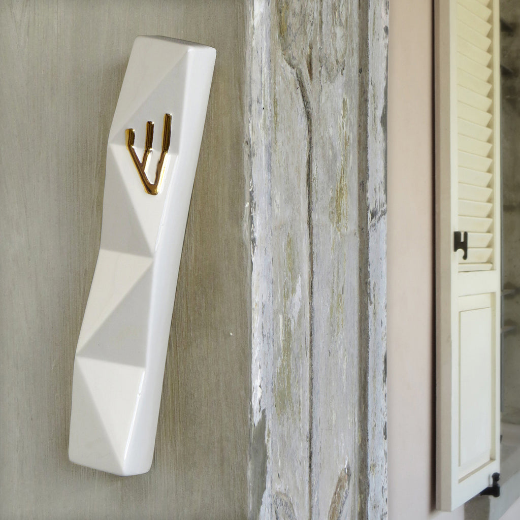 Mezuzah case By Israeli Artists Armadillo Judaica Lovers
